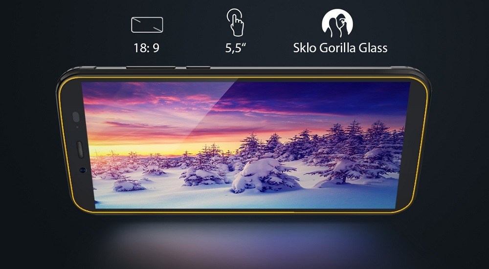 iGET Blackview GBV5500 Pro HD+ displej